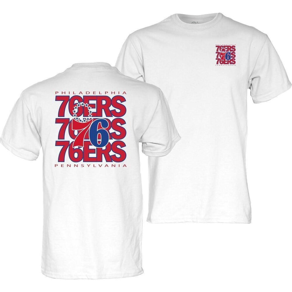 Blue 84 Nba  T-Shirt Frontback Press White 2 Sided
